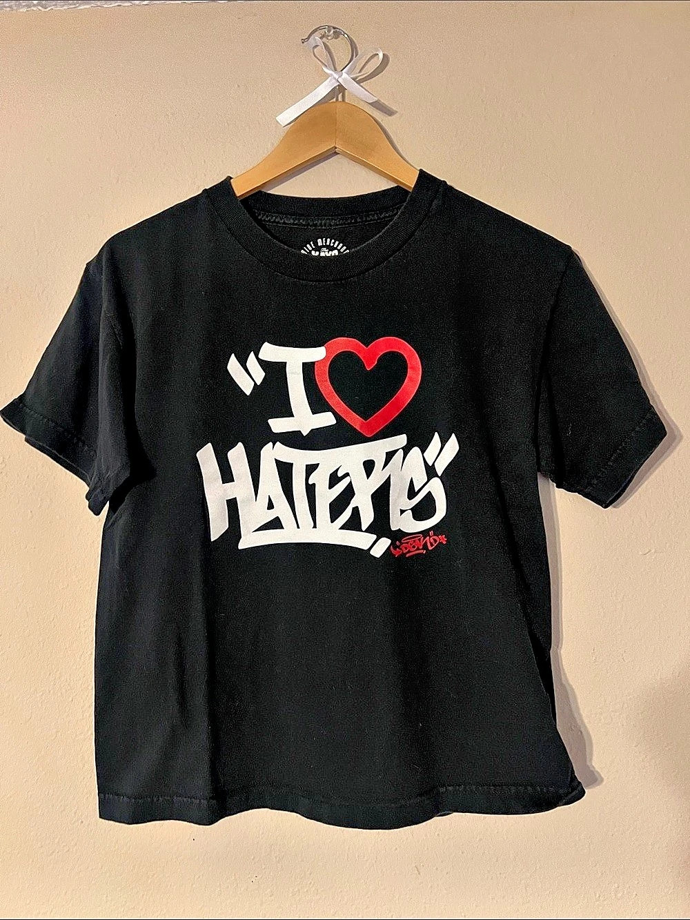 DGK I Heart Haters Graphic Tee Black Boys Medium NWT
